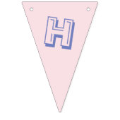 キュートパガーリーステルピンクカップケーキハッピーバースデー バンティングフラッグ (第2の旗)