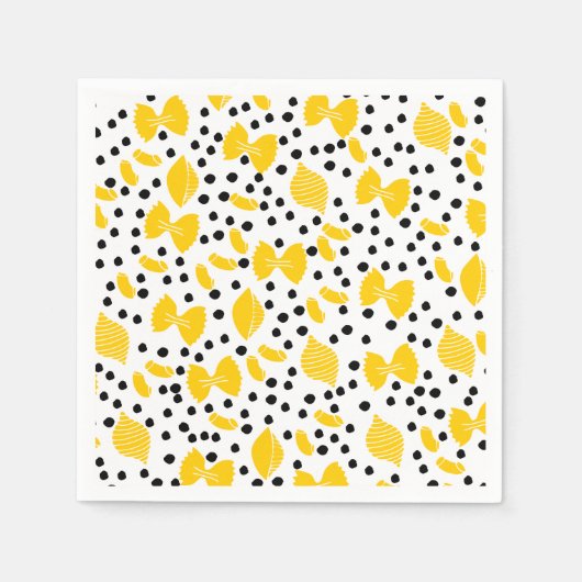 キュートパスタ紙ナプキンス スタンダードカクテルナプキン (正面)