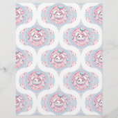 キュートパステルかわいいズバニードットマンダラレトロオギー (正面)