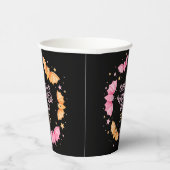 キュートパステルこうもりハロウィーン 紙コップ (右)