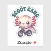 キュートパステルアクソロテルニューデザインビニールセント シール (シート)