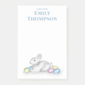 キュートパステルイースターバニーシンプルクラシックミニマル ポストイット (正面)