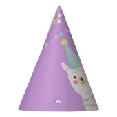 キュートパステルカラーズラマ誕生日 パーティーハット (左)