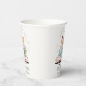 キュートパステルスイートタイムアイスクリームトラック誕生日 紙コップ (右)