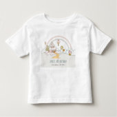 キュートパステルスイートタイムキャンディランド子供の誕生日 トドラーTシャツ (正面)