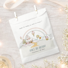 キュートパステルスイートタイムキャンディランド子供の誕生日 フェイバーバッグ