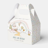 キュートパステルスイートタイムキャンディランド子供の誕生日 フェイバーボックス (裏面サイド)