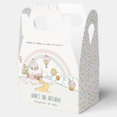 キュートパステルスイートタイムキャンディランド子供の誕生日 フェイバーボックス (オープン)