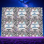 キュートパステルダルマチアンパピーウォータースカラー誕生日 ラージペーパーバッグ