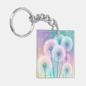 キュートパステルダンデオンアクリルキーチェーン キーホルダー (正面左)