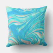 キュートパステルトーンマーブルストーン クッション (裏面)