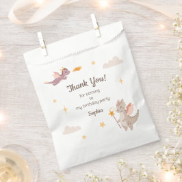 キュートパステルドラゴンズスターズ子供の誕生日 フェイバーバッグ