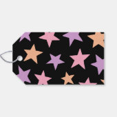 キュートパステルハロウィーントリックアンドトリートホワイトスカル ギフトタグ (裏面横)