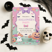 キュートパステルハローウィンパーティ | キッズ幽霊 シーズンカード