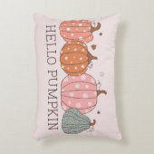 キュートパステルハローパンプキン アクセントクッション (正面(垂直))