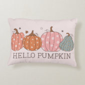 キュートパステルハローパンプキン アクセントクッション (裏面)