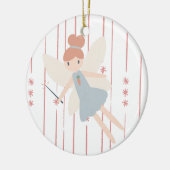 キュートパステルハーベストお洒落フェアリー セラミックオーナメント (左)