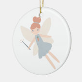 キュートパステルハーベストお洒落フェアリー セラミックオーナメント (左)