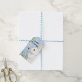 キュートパステルバニーイースター ギフトタグ (より糸付き)