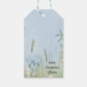 キュートパステルバニーイースター ギフトタグ (裏面)