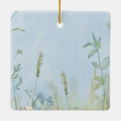 キュートパステルバニーイースター セラミックオーナメント (裏面)