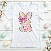 キュートパステルバニーボウ Tシャツ