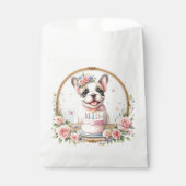 キュートパステルパピーブルドッグフランスの誕生日 フェイバーバッグ (正面)