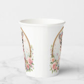 キュートパステルパピーブルドッグフランスの誕生日 紙コップ (右)