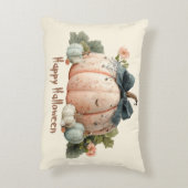 キュートパステルパンプキンハッピーハローウィン アクセントクッション (裏面(縦))