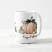 キュートパステルパンプキンハッピーハローウィン コーヒーマグカップ (正面右)