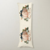 キュートパステルパンプキンハッピーハローウィン ボディピロー (正面縦)