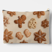 キュートパステルパーソナライズされたジンガーブレッドクッキー アクセサリーポーチ (裏面)