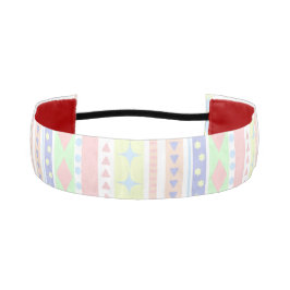 キュートパステルベビープリント アスレチックヘッドバンド