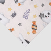 キュートパステルホワイトブー幽霊ハロウィーン 薄葉紙 (詳細)