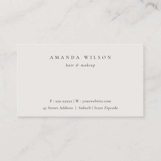 キュートパステルボホ赤面ブルーフローラ6パンチロイヤリティ 名刺 (裏面)