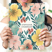 キュートパステルモダンフローラガーリー名前をカスタムする プランナー手帳