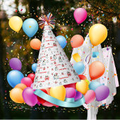 キュートパステル幽霊テーマカスタム誕生日 パーティーハット