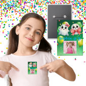 キュートパステル幽霊子供の誕生日パーティーボタン 缶バッジ