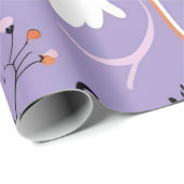 キュートパステル幽霊&パンプキンハロウィーン ラッピングペーパー (ロールコーナー)