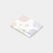 キュートパステル抽象芸術ブラシストローク ポストイット (アングル)