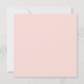 キュートパステル水玉模様ガールベビーシャワースクエア 招待状 (裏面)