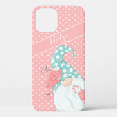 キュートパステル水玉模様メリークリスマス格言ケース – M Case-Mate iPhoneケース (裏面)