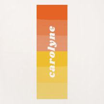 キュートパテルイエローアンドオレンジカラー名前をカスタムする