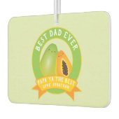 キュートパパヤザ最高のフルーツパンおもしろいパパ カーエアーフレッシュナー (左)