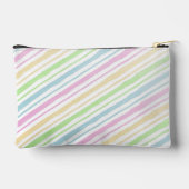 キュートパパーソナライズされたステルカラフルペンケース アクセサリーポーチ (裏面)