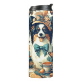 キュートパピロンドッグイラストレーション タンブラー (回転左)