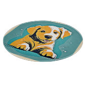 キュートパピーアートデザイン カッティングボード (角)