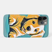 キュートパピーアートデザイン Case-Mate iPhoneケース (裏面(横))