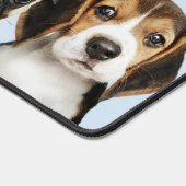 キュートパピーズ名前をカスタムする デスクマット (コーナー)