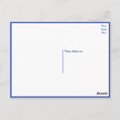 キュートパピードッグアイレダールテリアハッピーバースデー ポストカード (裏面)